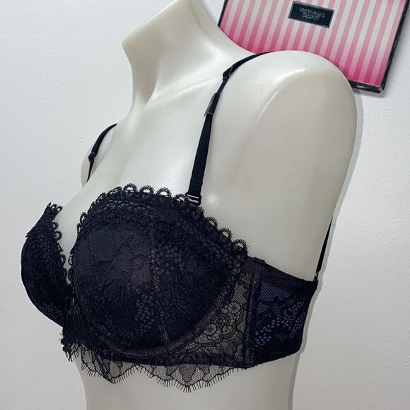 🔥VICTORIA SECRET BRA Very Sexy PUSH-UP SZ32D multi-way strapless New - Picture 5 of 8